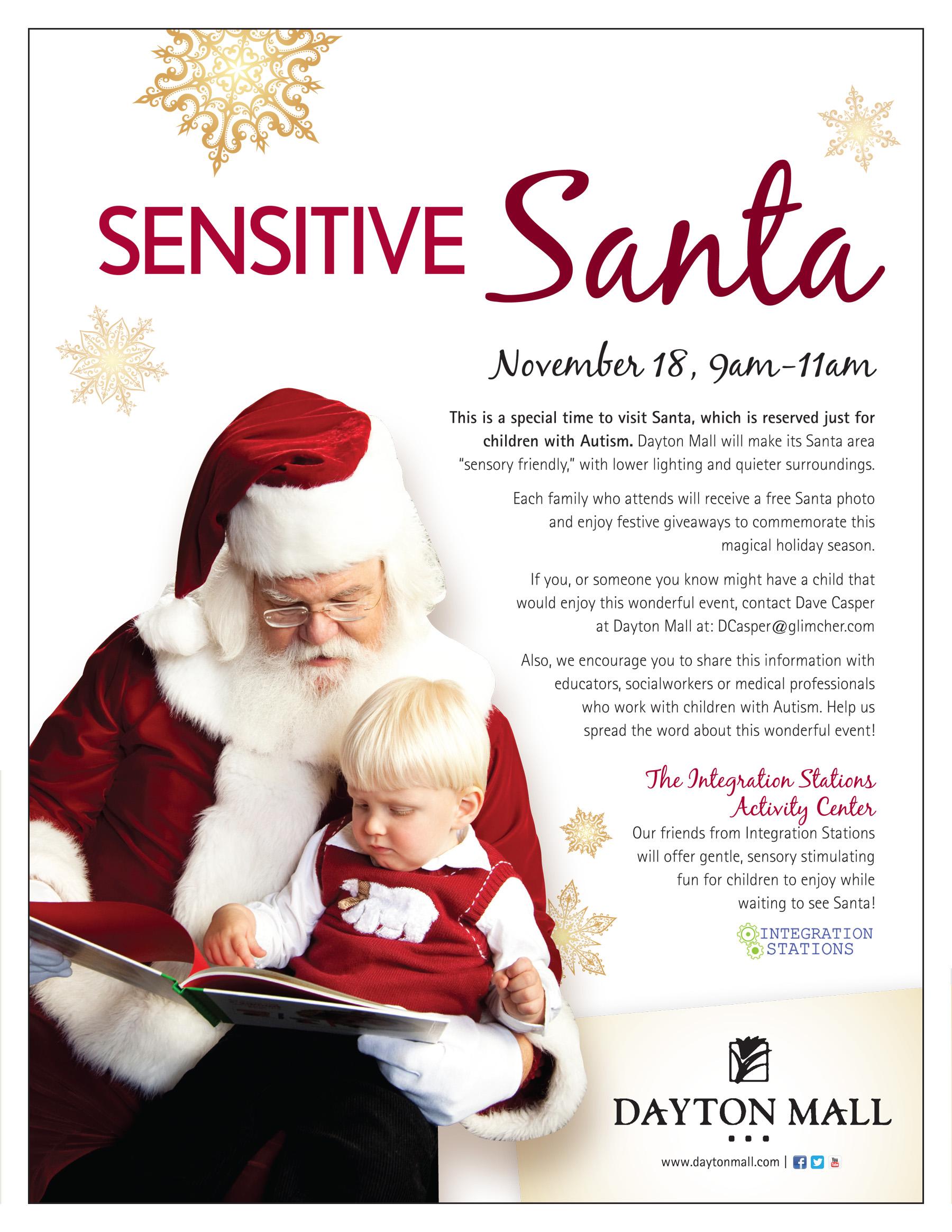 Sensitive Santa brightens holidays for autistic children WVXU